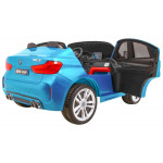 Elektrické autíčko BMW X6 - dvojmiestne - lakované - modré